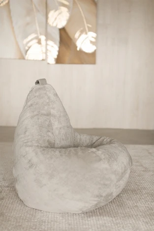 Детское кресло мешок Dreambag Серый Микровельвет L (Классический) 5613201