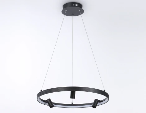 Подвесной светильник Ambrella COMFORT FL5284 (регулировка яркости, LED, 220V, пульт управления, на тросе, кольцо)