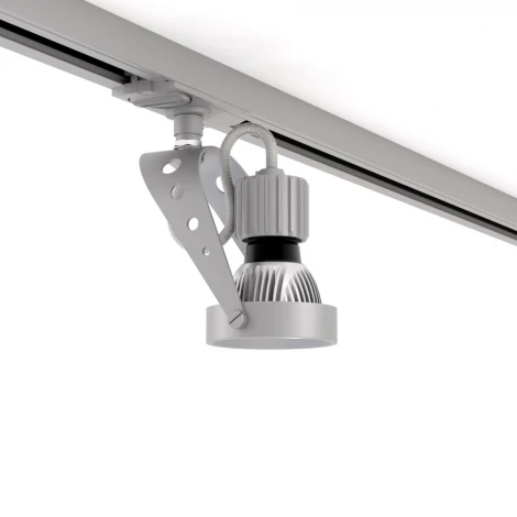 Трековый светильник однофазный 7W 220V Silver RAUMBERG 8127Sv