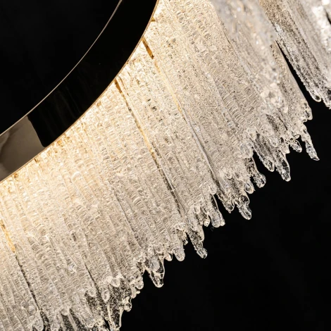 Подвесная люстра светодиодная хрустальная Modelux MODELUX ML.6028.600 GD