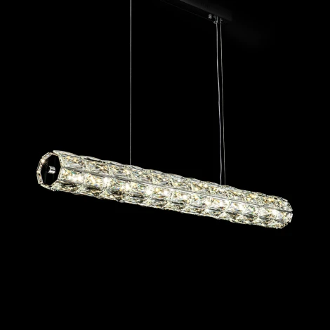 Подвесной светильник светодиодный хрустальный Modelux ML.340.1000 CR
