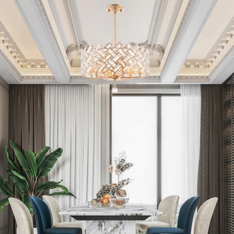 Потолочная люстра на штанге Arte Milano Sorrento-7019 377019/6/300/470 GD (220V)