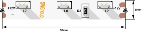 Светодиодная лента SWG SWG31560-12-4.8-WW