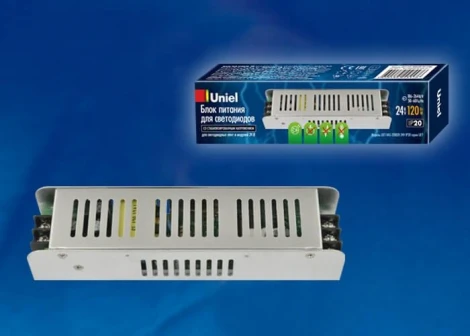 Блок питания UET-VAS-120B20 24V IP20 Uniel UET-VAS