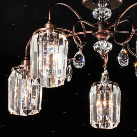 Потолочная люстра Citilux Синди CL330153 (220V, хрусталь)