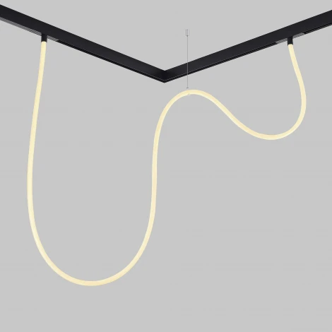 Гибкий светодиодный светильник с гибким неоном магнитный ST Luce Skyline 48 ST684.436.36 Черный LED 1*36W L3000 48V