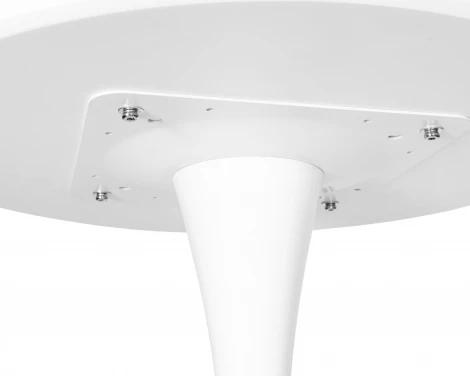 Стол барный MIA BAR Dobrin (белая столешница, белое основание)