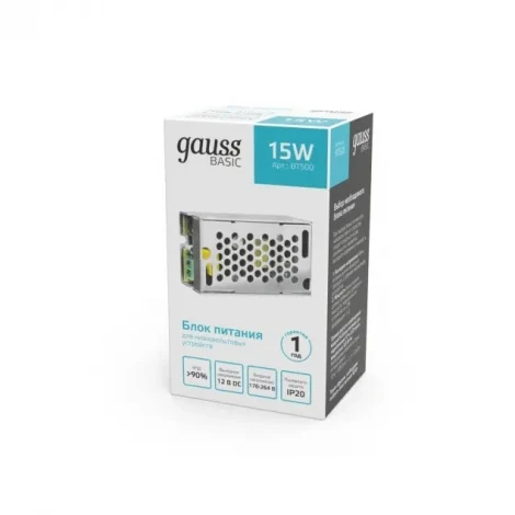 Блок питания Basic 12V 15W BT500 Gauss