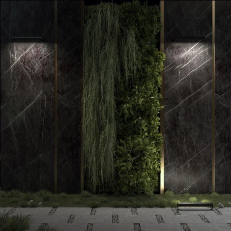 Архитектурная подсветка линейная Odeon Light Graze 7040/14WL черный/металл поворотная на 180 P65 LED 14W 3000K 759Лм AC220-240V