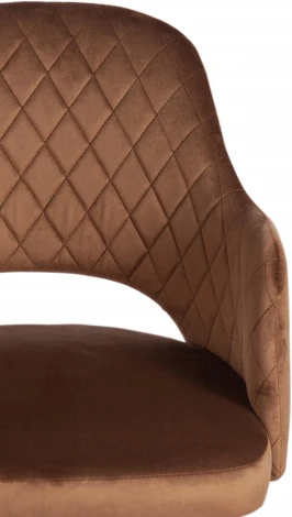 Обеденный стул Tetchair VALKYRIA (Ткань,Металл/Коричневый)