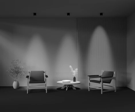 Потолочный светильник накладной Maytoni Lens C217CL-15W4K-B