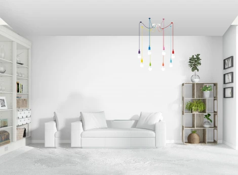 Подвесной светильник Lumion Lotte 3719/8 (для детской, 220V, на проводе, паук)