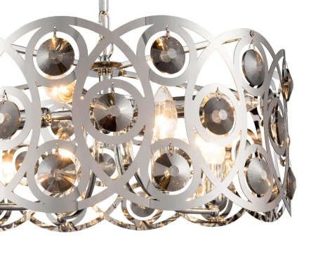 Подвесная люстра Vele Luce Silk VL3143P08 (220V, на цепи, круглые)