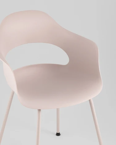Стул Lady пластик нежно-розовый Stool Group арт.УТ000039932