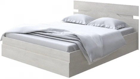 Без бренда Кровать Milton с подъемным механизмом (ЛДСП Дуб Шамони светлый) 180x190