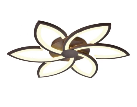 Потолочная люстра Ambrella Acrylica FA447 (регулировка яркости, LED, 220V, пульт управления, управление смартфоном, умный дом - PC.Lamper, цветы)