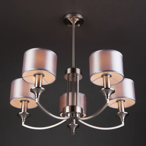 Потолочная люстра Eurosvet Diana 60067/5 сатин-никель