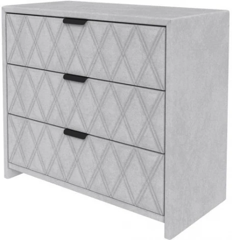 PROxSON Комод Side (Ткань: Велюр Teddy Стальной) 94x45