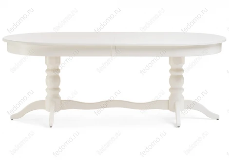 Стол Woodville Дейвер 200(260)х100 молочный 483914