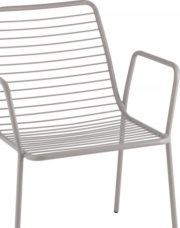 Стул с подлокотниками Дели металл серый Stool Group (арт.УТ000039266)