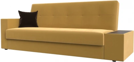 Диван-книжка Лига-020 стол справа (Желтый,Коричневый/Микровельвет) Лига Диванов арт.118495