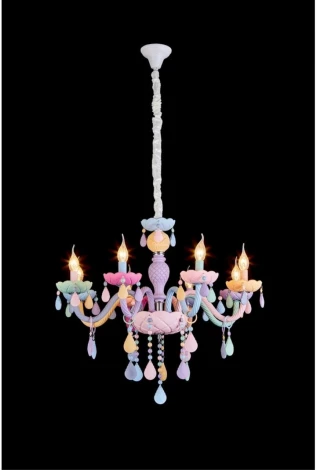 Подвесная люстра Aployt Selestina APL.663.03.08 (для детской, 220V, подвески, на цепи, подсвечник, свеча)