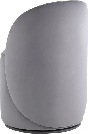 Пуф Loreen вращающийся велюр серый Stool Group (арт.УТ000039108)