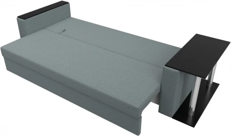 Диван прямой Атланта Лайт со столом справа Лига Диванов (Рогожка) арт.126162