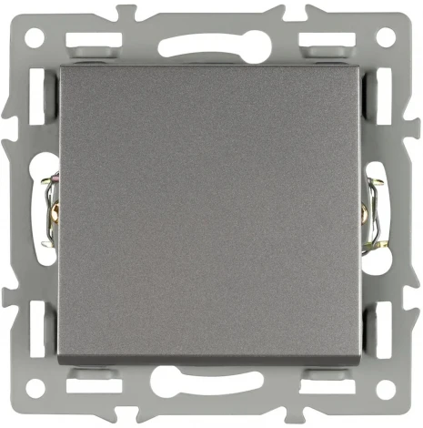 Механизм выключателя одноклавишный проходной SWT-MKP1-PL-GR (250V, 16A) (Arlight) 043716