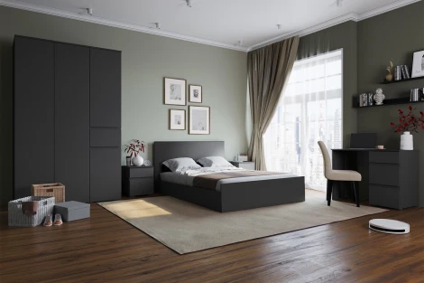 Столик туалетный ТЭКС Плейона, Графит серый