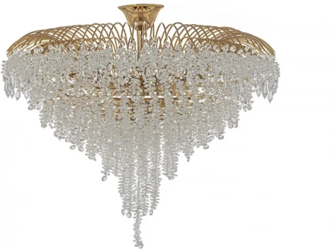 Потолочная люстра на штанге Arti Lampadari Imperia E 1.2.60.106 G (220V, хрусталь, круглые)