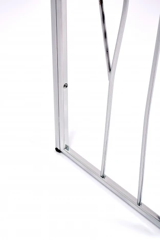 Консольный стол AllConsoles 1123-CS clear серебряный