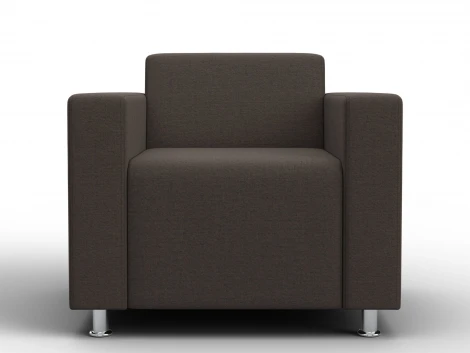 Кресло Лига-093 ВН (ДСП,Брус,Фанера,Рогожка/Коричневый) Лига Диванов 134968