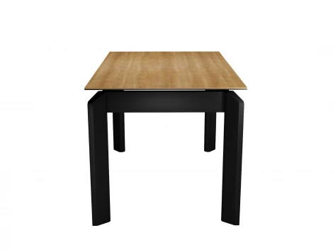 Стол DikLine KT140 керамика HC001 матовая/опоры черные арт.00-00078030