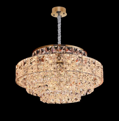 Подвесная люстра Fluorite Majeste FL1060-16P (220V, хрусталь, на цепи)