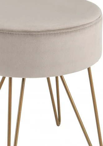 Пуф Спейси велюр серо-бежевый УТ000035908