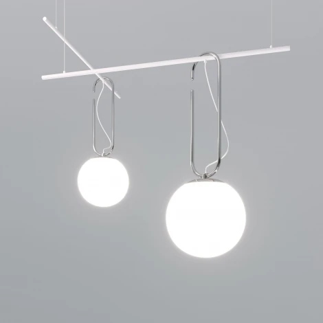 Подвесной светильник Riche 70143/5 белый Eurosvet (220V, на тросе, шарики)