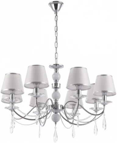 Подвесная люстра Arte Milano AM342109 342109/8 CR+LWT (220V, подвески, на цепи)