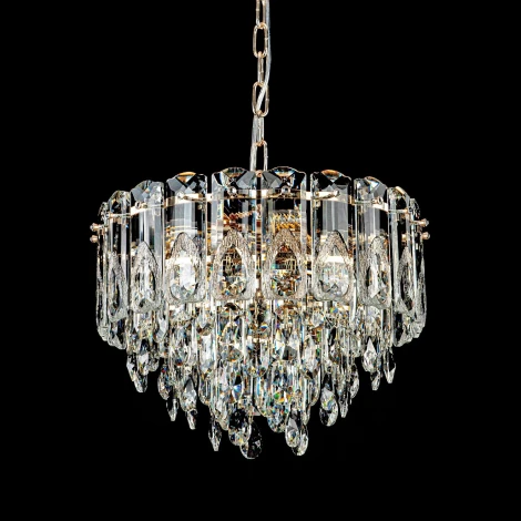 Подвесная люстра хрустальная Modelux MODELUX ML.7220.400 GD