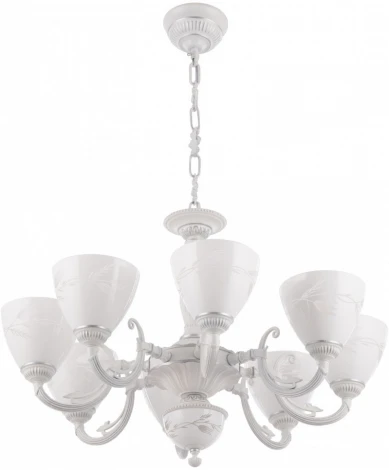 Подвесная люстра Arte Milano AM343659 343659/8 WT+SL (220V, на цепи)