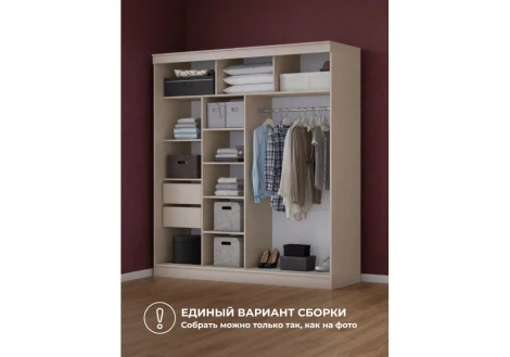 Шкаф-купе Айвор 2 м Хандис Woodville 614744