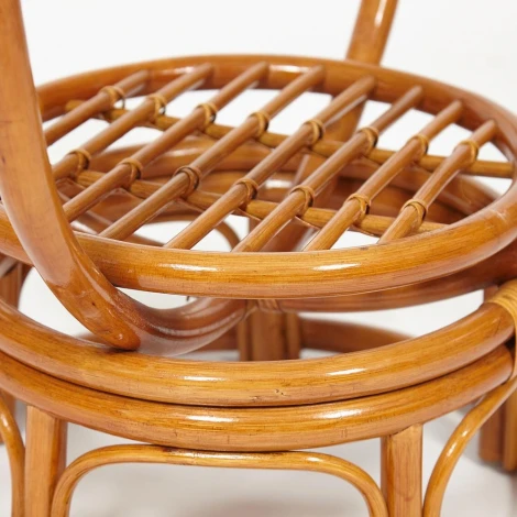 Столик журнальный со стеклом "BENOA" 5005 Pecan (орех)