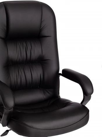Кресло СН9944 (22) хром кож/зам, черный, 36-6 Tetchair 19467