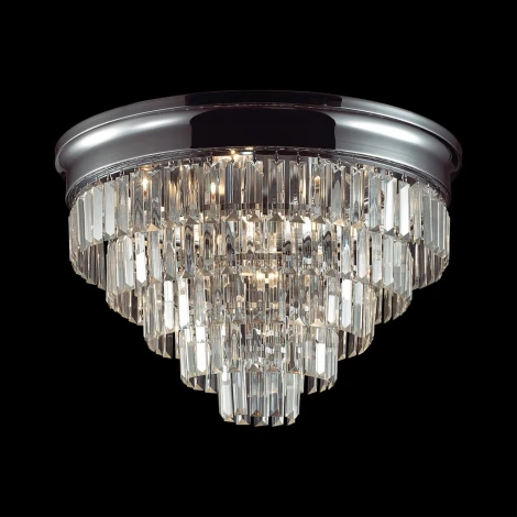 Потолочная люстра Lumion Zaha 8266/8C хром/хрусталь металл/прозрачный Е14 8*40W 220V (круглые)
