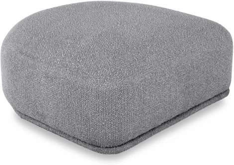 Пуф торцевой Fabro ОГОГО (арт.856687), (Букле,Ткань/Темно-серый)