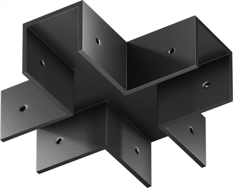 Соединитель X-образный для профиля черный Maytoni Elasity IP O-TR001-CC