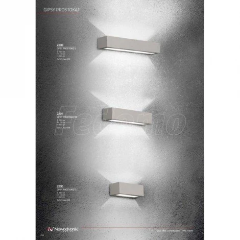 Настенный светильник Nowodvorski Gipsy Prostokat 2208