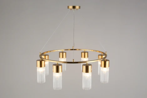 Подвесная люстра Cesana OML-67103-08 (220V, на тросе)