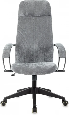 Кресло руководителя Бюрократ CH-610 Fabric серый Light-19 крестов. пластик