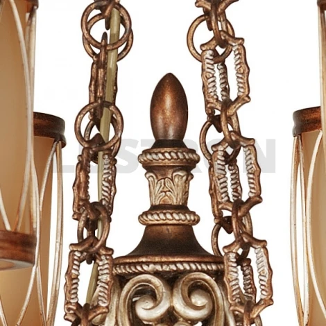 Подвесная люстра N-Light 703 703-08-52 antique silver + speckle brown